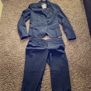 Gap Pinstriped Pant Suit